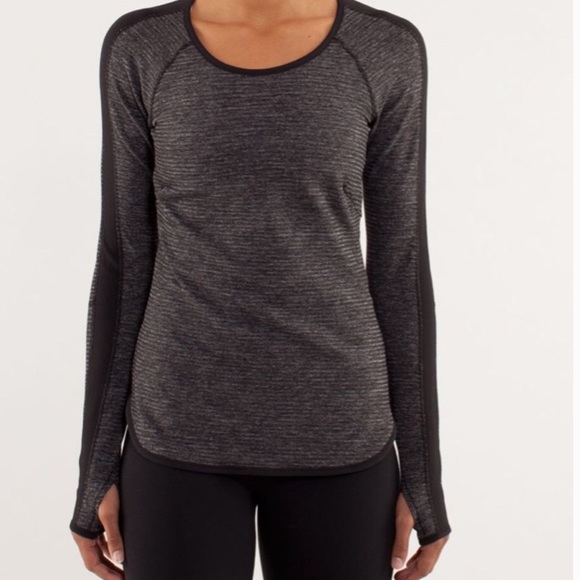 Lululemon Reversible Runder Under Long Sleeve Sz 4 - Picture 10 of 14